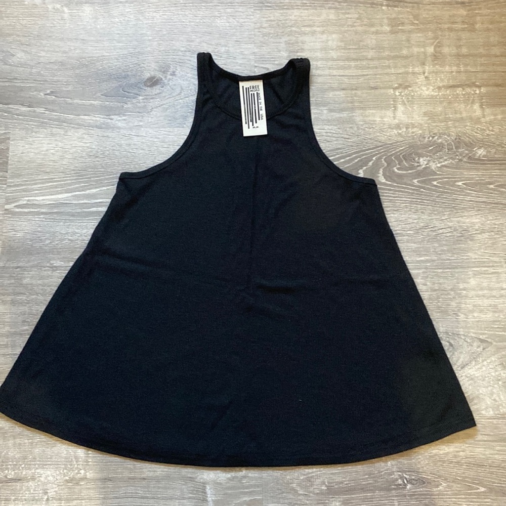 Free People Black Tank Top size Medium